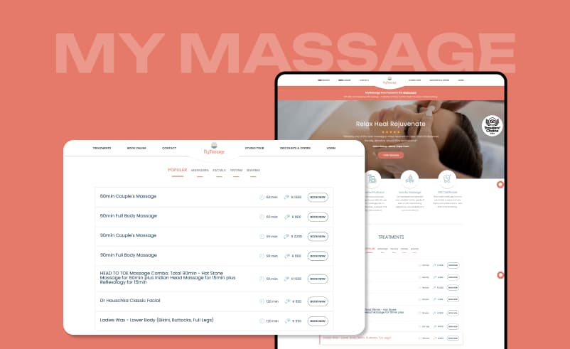 MyMassage — Professional Massage & Wellness Services